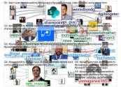 powerapps powerautomate poweraddicts Twitter NodeXL SNA Map and Report for Monday, 08 June 2020 at 2